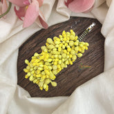 Vriksham Artificial Mogra Burds Hair Clip-Light Yellow-HF-H1122