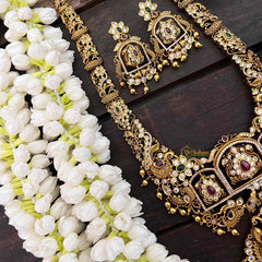 Vriksham Rotatable Lakshmi Pendant Haram -Temple Haram-G21258