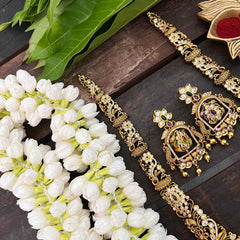 Vriksham Rotatable Lakshmi Pendant Haram -Temple Haram-G21258