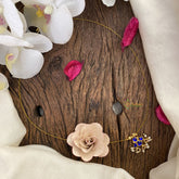 Vriksham Designer Pendant Invisible Chain-Blue-Pearl-G16940