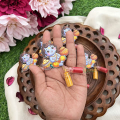 Return Gift Little Krishna With Kumkum & Haldi-Set Of 6-RG319