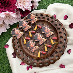 Return Gift God Kartikeya With Kumkum & Haldi-Set Of 6-RG320