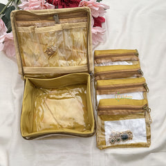 Return Gift Jewelry Organizer Pouch With Zip Pockets Pouches-RG329