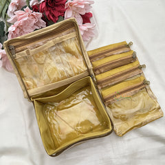 Return Gift Jewelry Organizer Pouch With Zip Pockets Pouches-RG329