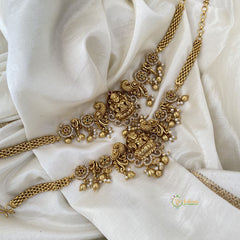 Indigenous AD Stone Dual Peacock Lakshmi Vangi / Armlets -G11422