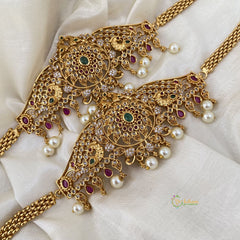 Gold alike Artisanal Dual Nemali Vangi / Armlets -G11426