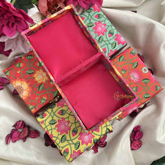 Vriksham Lotus Bloom Gift Boxes-Festive Floral Keepsake Packaging-(Pack of 5)-RG352