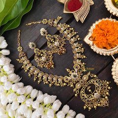 Vriksham Premium Matt Short Neckpiece-G21294