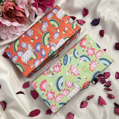 Vriksham Lotus Brass Diya Set in Decorative Gift Box-(Pack of 5)-RG357