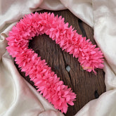 Vriksham Artificial Jasmine Gajra for Hair Accessories-Light Pink-HF-H1070