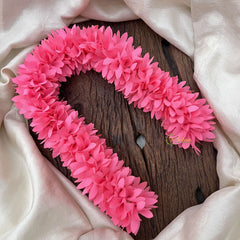 Vriksham Artificial Jasmine Gajra for Hair Accessories-Light Pink-HF-H1070