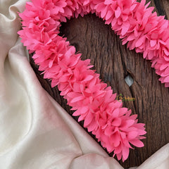 Vriksham Artificial Jasmine Gajra for Hair Accessories-Light Pink-HF-H1070