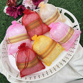 Vriksham Designer Potli Gift Bags-(Pack of 6)-RG351