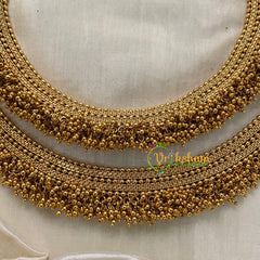 Premium Cluster Ghungroo Bridal Anklets-G8401