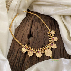 Traditional Kerala Coin Style Short Neckpiece-G11401