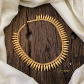 Gold Look Alike Kerala Mullai Mottu Neckpiece-G11402