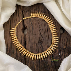 Gold Look Alike Kerala Mullai Mottu Neckpiece-G11402
