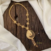 Traditional Gold Look Alike Kerala Style Short Neckpiece-G11390