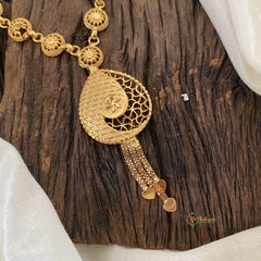 Traditional Gold Look Alike Kerala Style Short Neckpiece-G11390