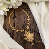 Traditional Gold Look Alike Kerala Style Short Neckpiece-G11393