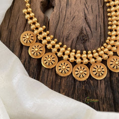 Designer Kerala Coin Style Neckpiece-G11412
