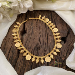 Traditional Kerala Coin Style Shank Neckpiece-G11405