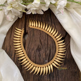 Gold Look Alike Kerala Mullai Mottu Neckpiece-G11403