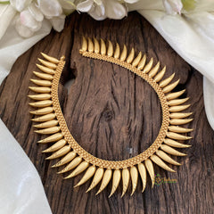 Gold Look Alike Kerala Mullai Mottu Neckpiece-G11403