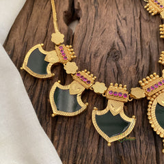Traditional Kerala Palakka Short Neckpiece-G11374
