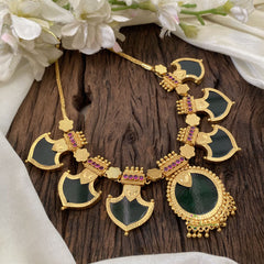 Traditional Kerala Palakka Short Neckpiece-G11374