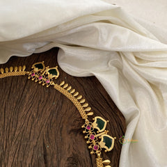 Traditional Kerala Palakka Pendant Malli Mottu Haram-G11379