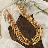 Layered Gold Look Alike Kerala Mullai Mottu Haram -G11409