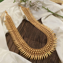 Layered Gold Look Alike Kerala Mullai Mottu Haram -G11409