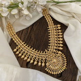 Traditional Gold Look Alike Kerala Style Short Neckpiece-G11388
