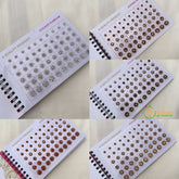 Fancy Cocktail Stone Sticker Bindi Book-Navya Suhag-BB147