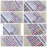 Round Shaped Shiny Color Sticker Bindi Book-Navya Suhag-BB135