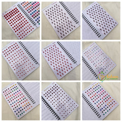 Colorful Round & Kalyanam Sticker Bindi Book-Navya Suhag-BB131