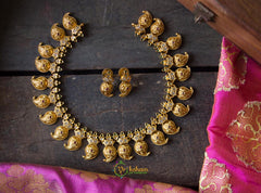 Golden Short Manga Style Neckpiece-G776