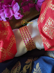 Traditional Ruby Bangles - 4 Bangles (2 pairs)-G181