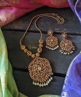 Precious Kemp Gold look alike Adigai - Red-Green-G524