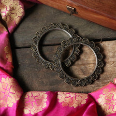 Dual Tone Bangles - 2 bangles - A pair-D001