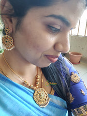 Precious Kemp Gold look alike Adigai - Green-G526