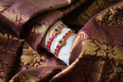 Precious Kemp Bangles - A pair-G619