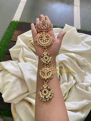 Precious Jadau Kundan Bridal Jada Billai-Hair Accessory-J305