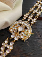 Precious Jadau Kundan Bridal Sheeshphool-3 layered-J306