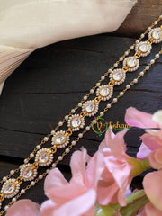 Precious Jadau Kundan Bridal Sheeshphool-Thilak-J312