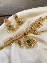 AD Stone Guttapusalu High Neck Choker-G7294