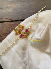 AD Stone Pearl High Neck Choker -G7287