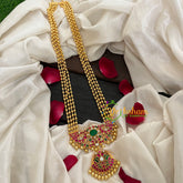 Precious Jadau Kundan Pendant Malai -J431