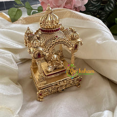 Gold Look Alike Temple Kumkum Box -Lakshmi-G10264
